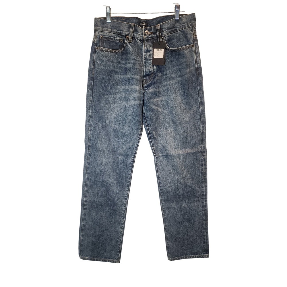 Club Monaco Selvedge‎ Straight Denim Jeans Indigo New Mens Size 30